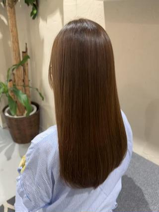 ロング カラー 【髪質改善】 夏目結以のヘアスタイル