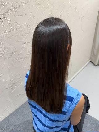 ロング カラー 【髪質改善】 夏目結以のヘアスタイル