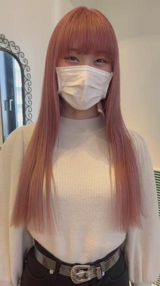 大人気ピンクベージュ
ブリーチ2回〜 