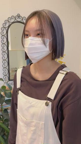 ミディアム カラー 🩷ハイトーン透明感 レイヤー🩷ユリカのヘアスタイル