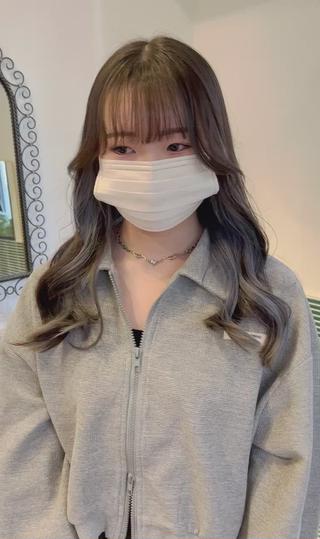 セミロング カラー 🩷ハイトーン透明感 レイヤー🩷ユリカのヘアスタイル