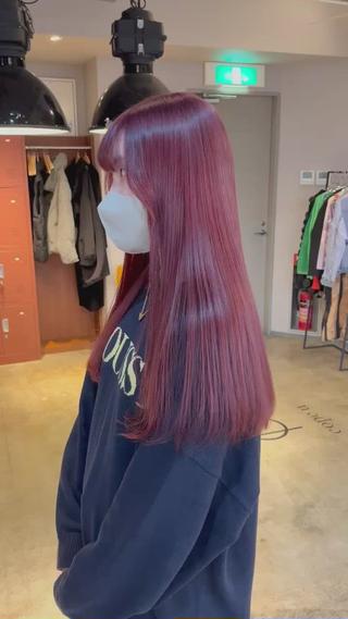 ロング カラー 🩷ハイトーン透明感 レイヤー🩷ユリカのヘアスタイル