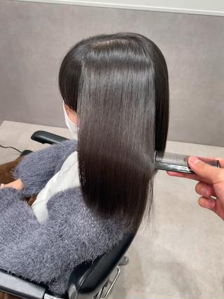 美髪縮毛矯正でツヤツヤに♡ 