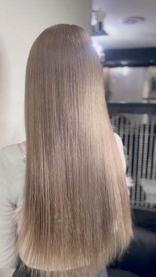 プレミアムケアブリーチ使用
ミルクティーベージュ 