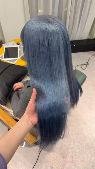 ロング なんば🍓 似合わせカラー🐬のヘアスタイル