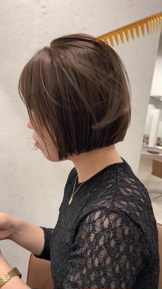 ショート nex the salon coall所属・🫧似合わせショート イシダ🫧のヘアスタイル