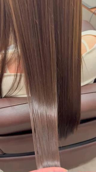 ロング 髪質改善🪽半個室 サロン新宿3丁目のヘアスタイル