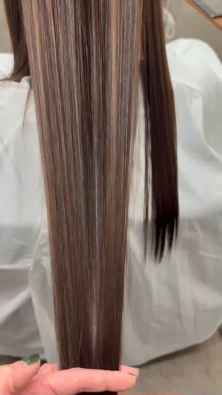 ロング 髪質改善🪽半個室 サロン新宿3丁目のヘアスタイル