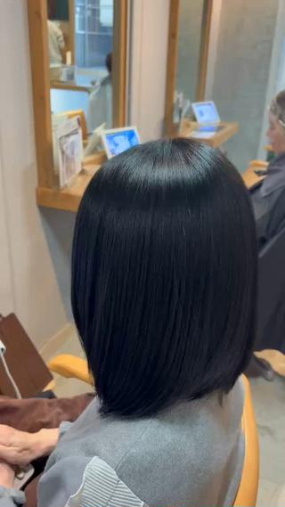 ボブ/ボブヘア/髪質改善/トリートメント/水素トリートメント/髪質改善トリートメント 