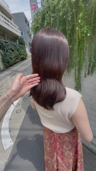 ロング SALOWIN 表参道所属・シンカ 表参道のヘアスタイル