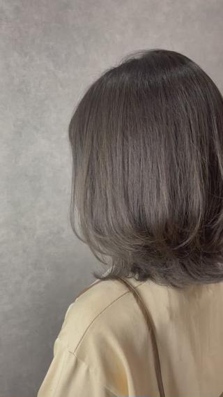 ミディアム カラー mood tatemachiのヘアスタイル