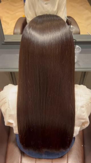 ロング ゆい 縮毛矯正/髪質改善のヘアスタイル