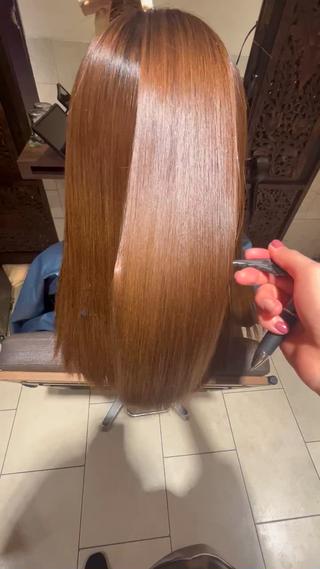 縮毛矯正/ストレート/ロング 