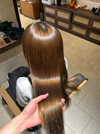 縮毛矯正/オージュアトリートメント 