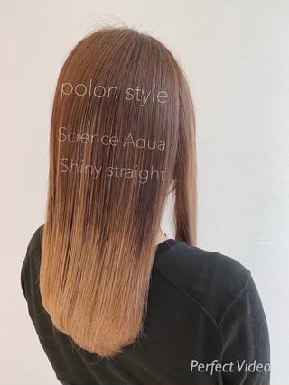 ロング カラー パーマ 🥇髪質改善🥇 polon代表鵜澤のヘアスタイル