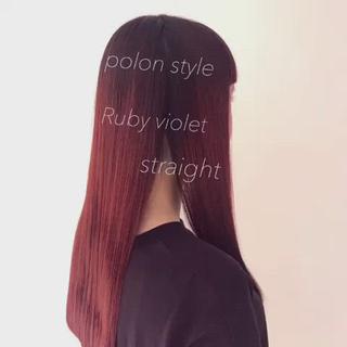 ロング カラー パーマ 🥇髪質改善🥇 polon代表鵜澤のヘアスタイル