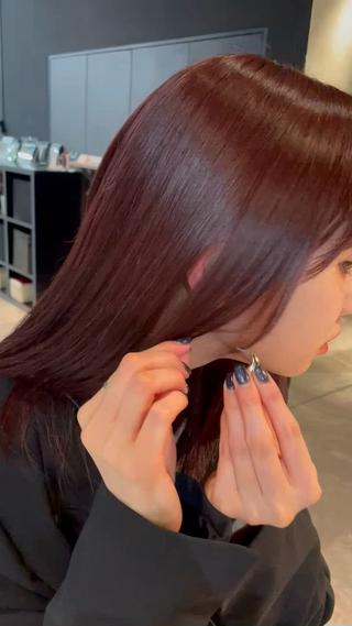 ミディアム レイヤー/透明感/ 顔周り/kana🩰のヘアスタイル