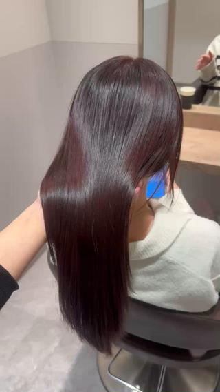 #れおのつくるちゅる髪
ドライ＆ブローのみで仕上げるアイロン熱なしの艶髪
ケアカラーで叶います˚✧₊⁎ 