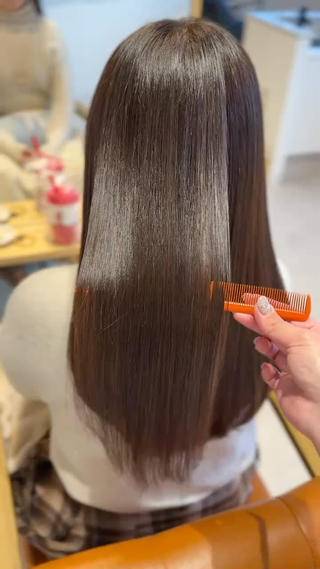 ツヤツヤになる髪質改善カラーメニュー