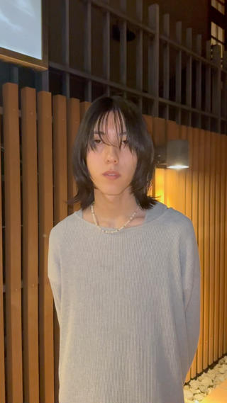 ミディアム メンズ 似合わせカット /パーマ岡本淳平のヘアスタイル