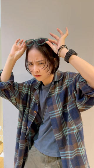 ショート 似合わせカット /パーマ岡本淳平のヘアスタイル