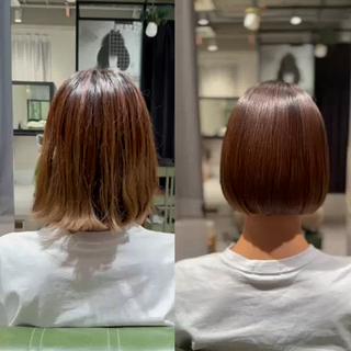 【ボブの方必見】毎日アイロンもうやめれます。
乾かしただけで決まるスタイル&津田の毛髪整形 