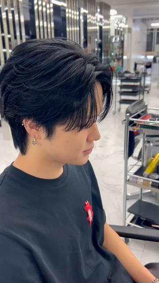 ショート メンズ縮毛/ 流れる縮毛矯正石井のヘアスタイル