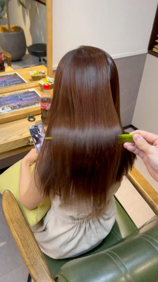 ロング パーマ 中川雄太 /縮毛矯正のヘアスタイル