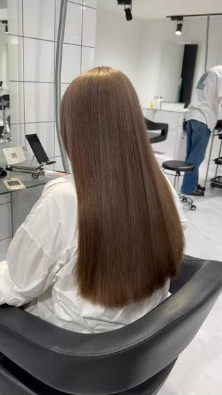 ブリーチなしグレージュ 