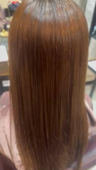 縮毛矯正ストレート 