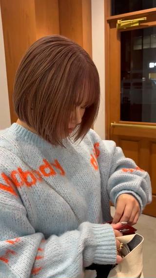 1ブリーチから出来るミルクティーカラー♡ 