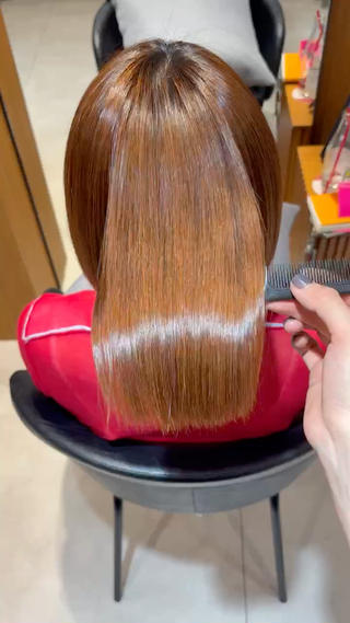 ショート 酸性ストレート/ ちさとのヘアスタイル