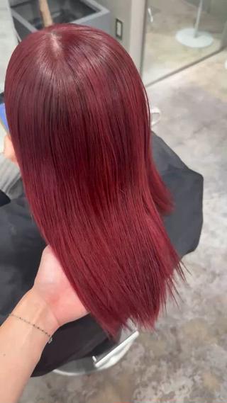 ミディアム fev Yumaのヘアスタイル