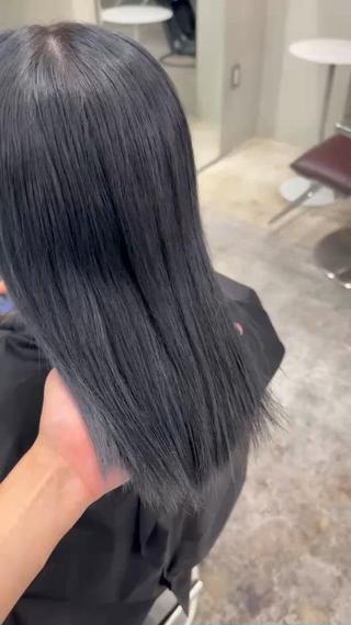 ミディアム fev Yumaのヘアスタイル