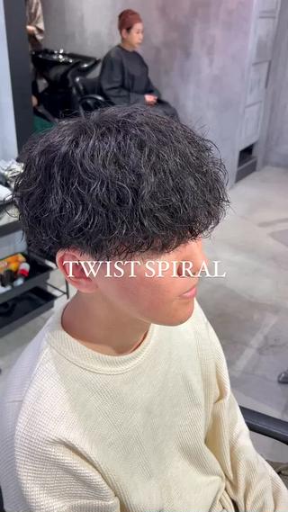 ショート メンズパーマ/縮毛 超特化/tomokiのヘアスタイル