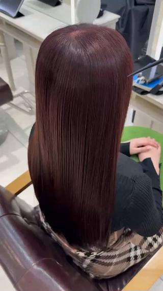 ロング パーマ euphoria銀座所属・艶髪／ブリーチ🌟 銀座/HARUKAのヘアスタイル