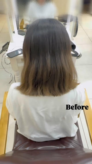 ミディアム カラー euphoria銀座所属・艶髪／ブリーチ🌟 銀座/HARUKAのヘアスタイル