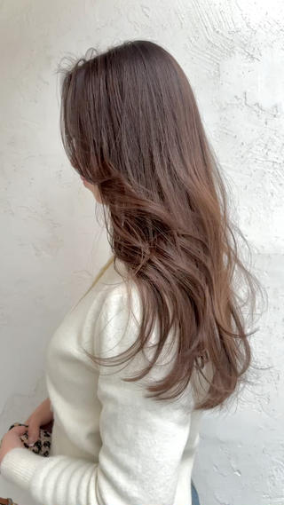 ロング カラー ヘアアレンジ ブリーチなし透け感/ マンツーマン/Ryoのヘアスタイル