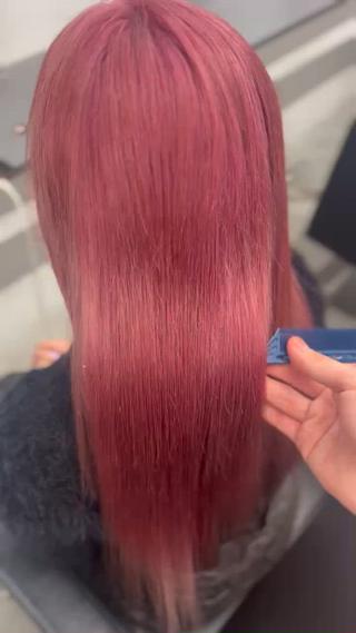 セミロング カラー ハイトーンカラー 坂本 翼のヘアスタイル