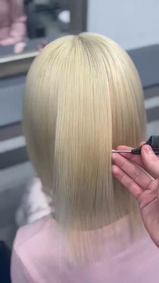 ミディアム ハイトーンカラー 坂本 翼のヘアスタイル