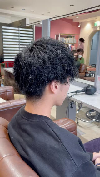 パーマモデルも解禁しました 