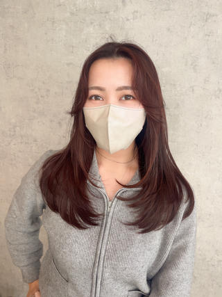 セミロング KAEDE🎀 ジャニオタ美容師のヘアスタイル