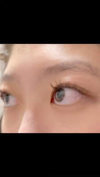 パリジェンヌ＋エクステ80本
ほぼ地毛と同じ長さのエクステを付けて自然だけどパッチリ可愛く 