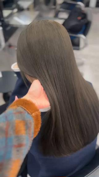 ロング カラー 心斎橋/ブリーチなし 髪質改善/レイヤーのヘアスタイル