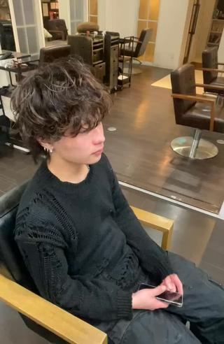 ヘアアレンジ メンズ 日比 海夏太のヘアスタイル