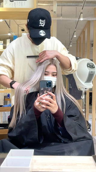 ロング PALAN K-Beauty SHINJUKU所属・“ミニモ最高評価獲得 “代表"Kohei"のヘアスタイル