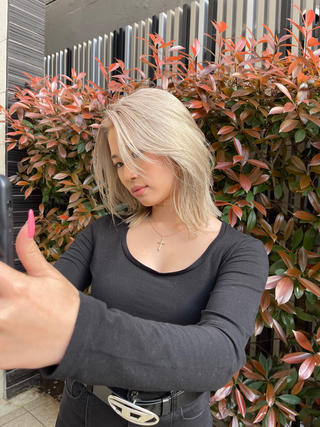 ミディアム カラー PALAN K-Beauty SHINJUKU所属・“ミニモ最高評価獲得 “代表"Kohei"のヘアスタイル