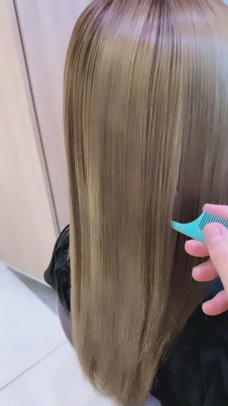 ロング 美髪矯正/髪質改善 /ヨナミネのヘアスタイル