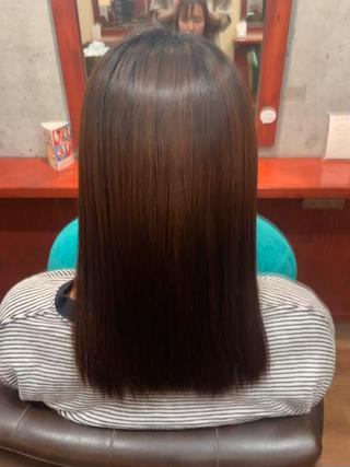 ロング テライ ケイショウのヘアスタイル