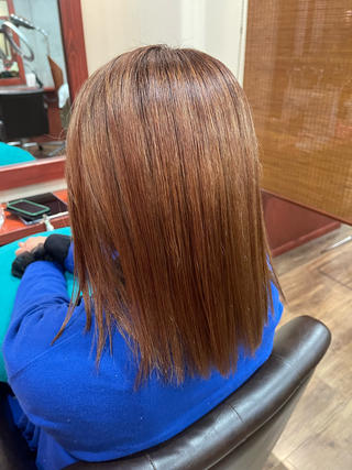 ミディアム テライ ケイショウのヘアスタイル